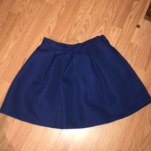 Royal Blue Skirt